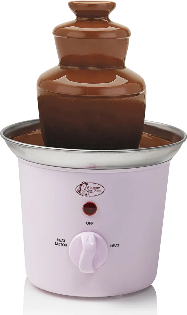 Fontaine à Chocolat pour Anniversaire et Fête de Famille - Rose 60W