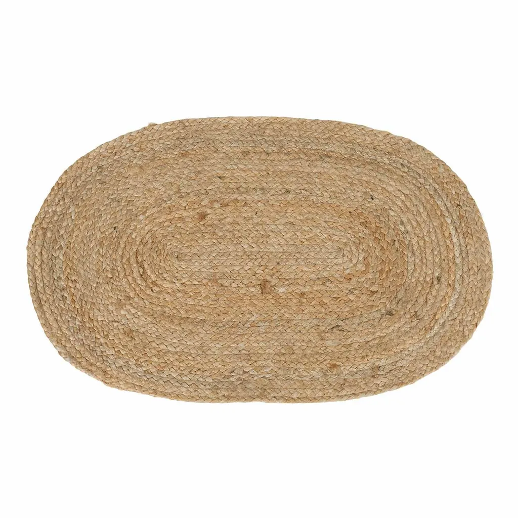 Paillasson Bombay 50x80cm naturel en coco fibre pour entrée de maison