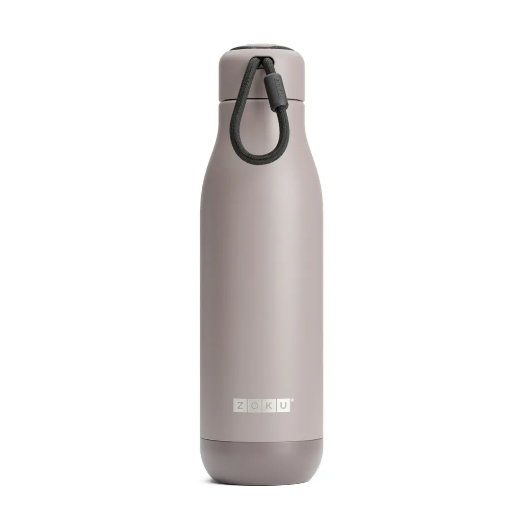 Zoku Bottiglia Termica 750 ml Ash - Borraccia Inox per Caldo e Freddo