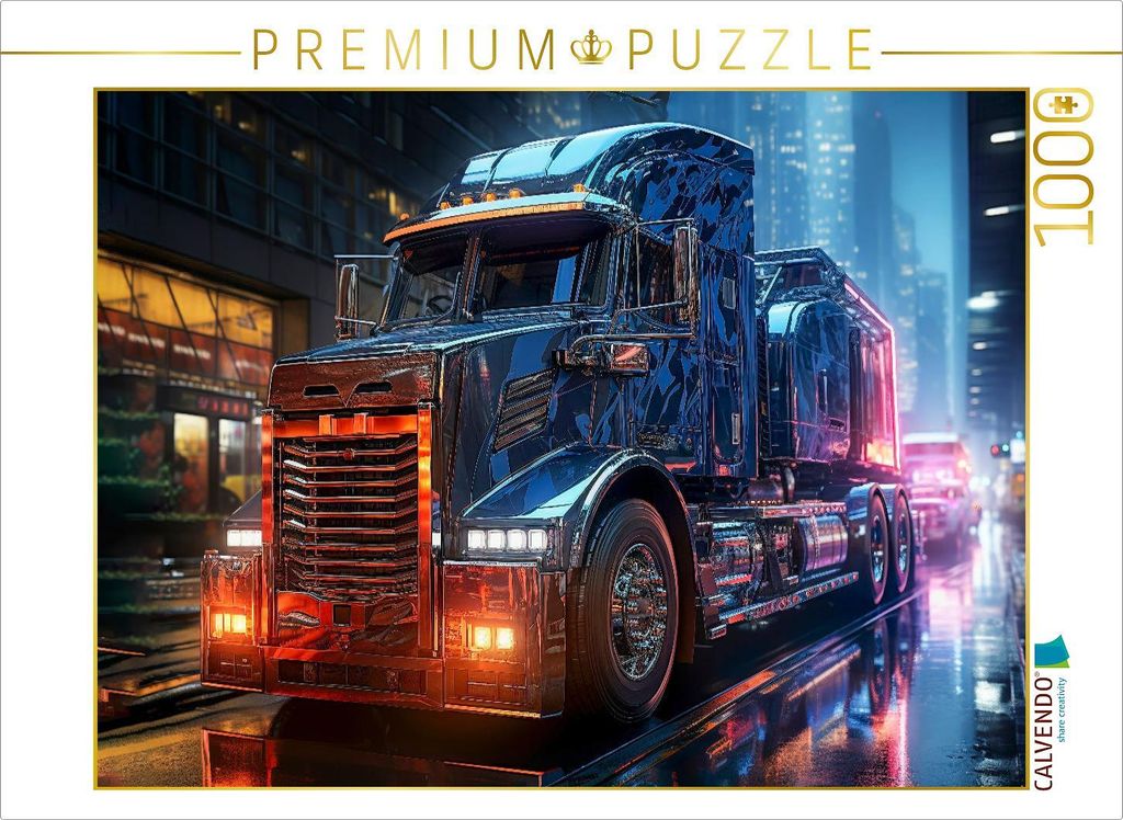 CALVENDO Puzzle Trucks | 1000 Teile Lege-Größe 64x48cm Foto-Puzzle für glückliche Stunden