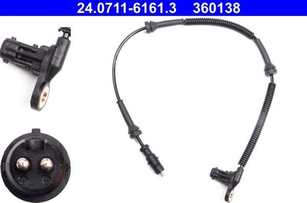 Sensore Velocità Ruota ATE 24.0711-6161.3 per Renault Master 2.5 dCi