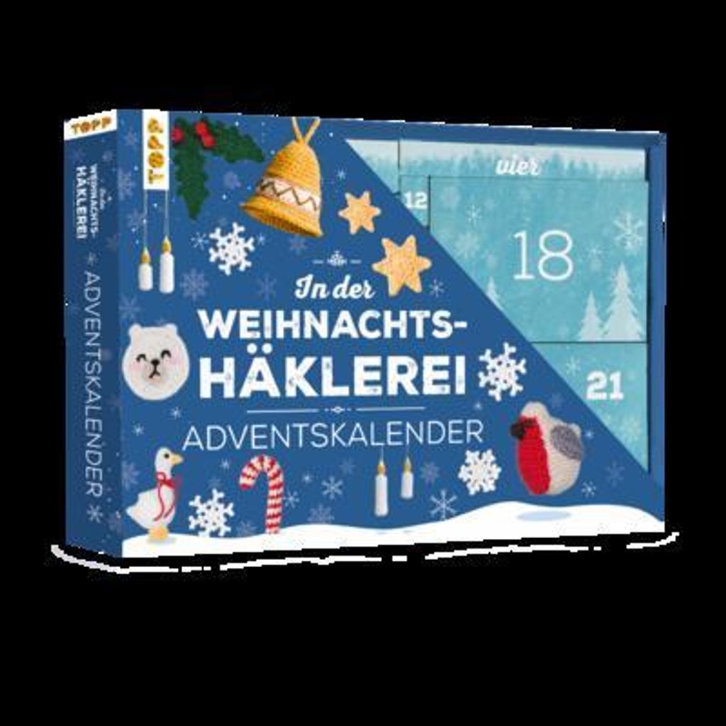 Ve vánočním háčkovaném obchodě - Adventní kalendář s Obrázek produktu 
