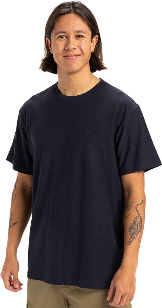 Quiksilver Slub Kurzarm-t-shirt Blau 2XL Mann Blau 2XL