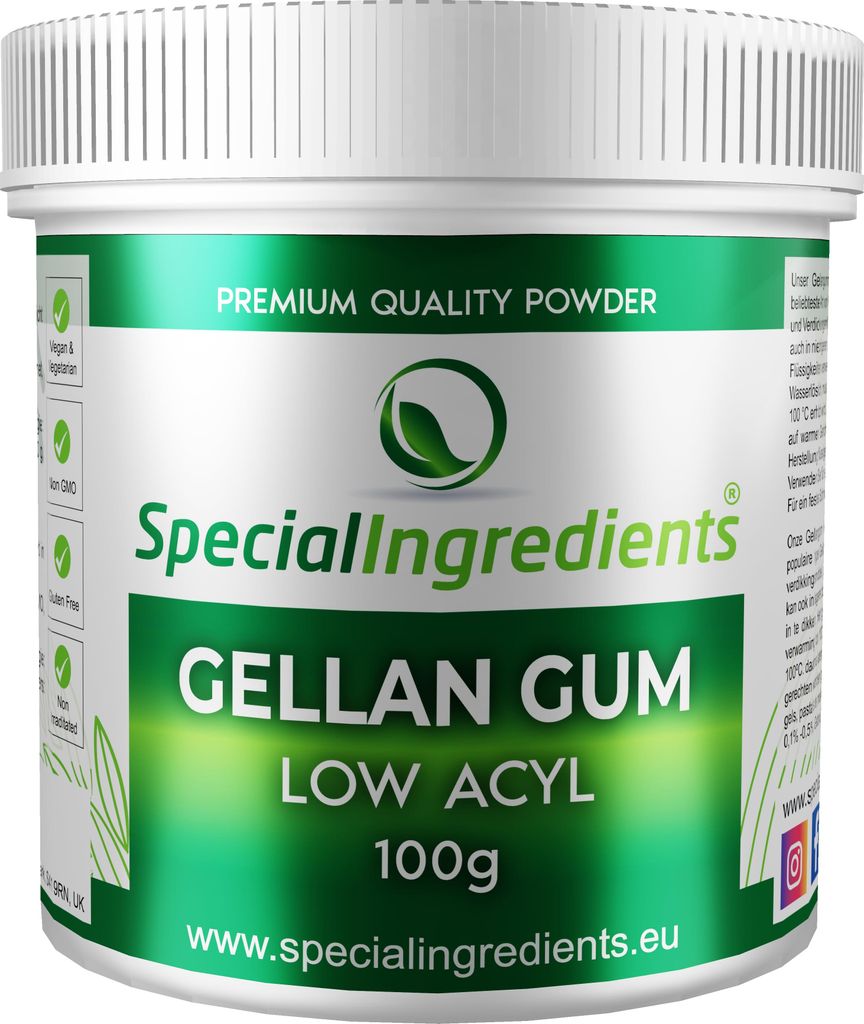 Special Ingredients Gellan Gum-poeder type F 100 g - Low Productafbeelding 