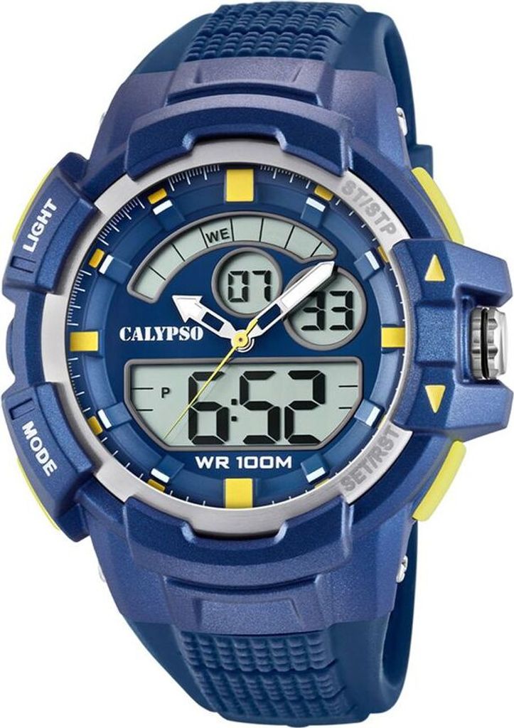 Calypso Armbanduhr PolyurethanArmband blau K5767/2 AnaDigi Uhr
