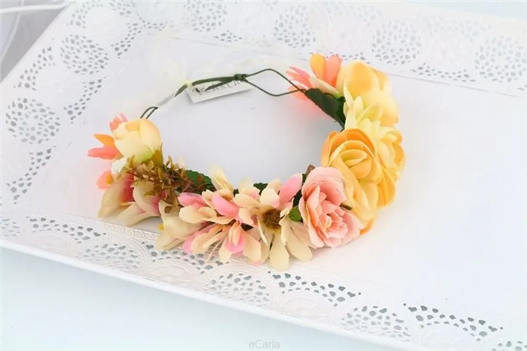 Corona Capelli Donna Carla Giallo Universale - Praticità e Stile Giornaliero