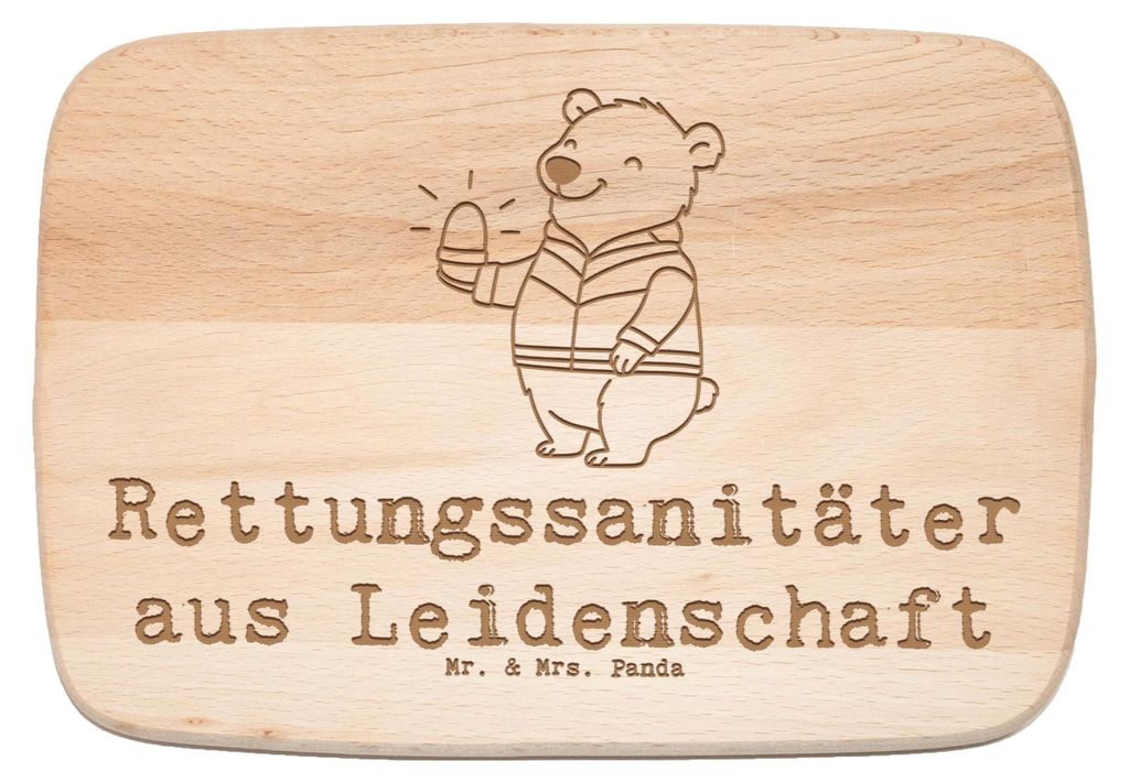 Mr. & Mrs. Panda schneidbrett Rettungssanitäter Leidenschaft - Transparent - Geschenk, Schneidebrett, Holzbrett, Holzbrettchen, jausenbrett, Früh...
