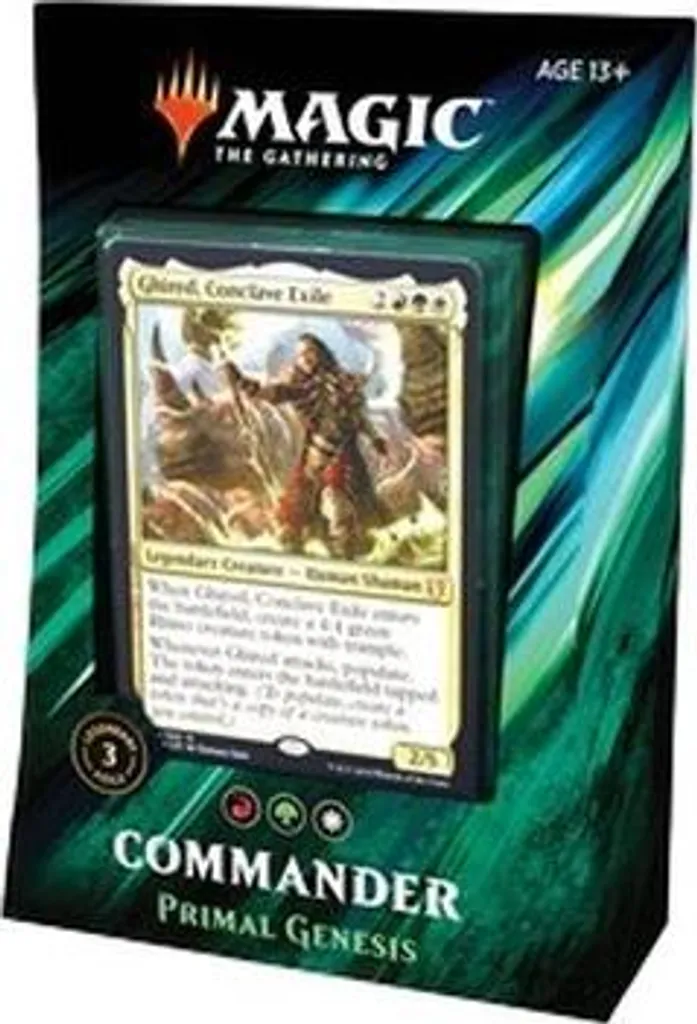 Deck de Cartes Magic Commander 2019 Primal Genesis pour Format Multijoueur - 2