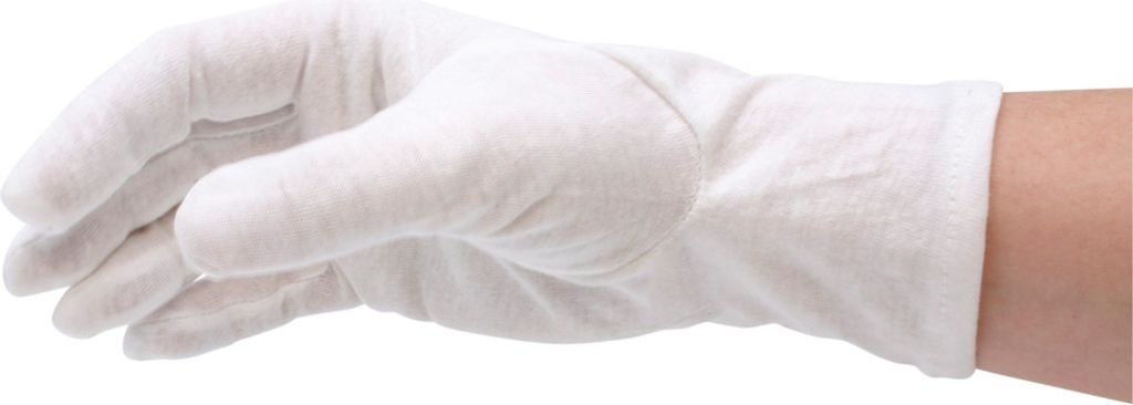 WETEC Baumwollhandschuhe, 6 (Schutzhandschuh Produktschutz) (Pack à 12 Paar)