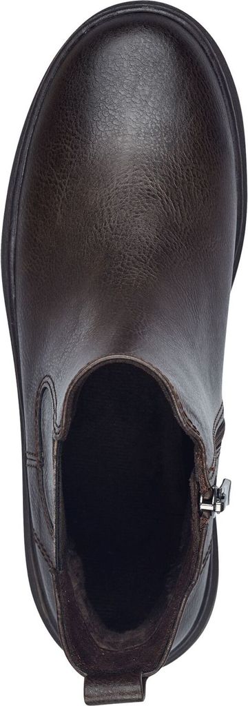 MARCO TOZZI Damen Stiefelette Chelsea Boot Gummizug 2-25493-43, Größe:40 EU, Farbe:Braun