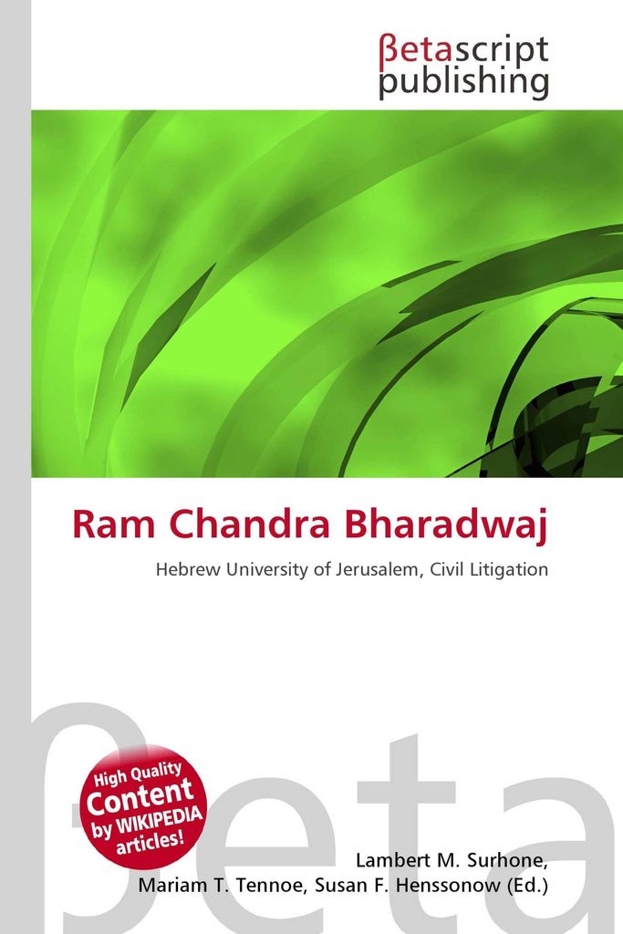 Ram Chandra Bharadwaj