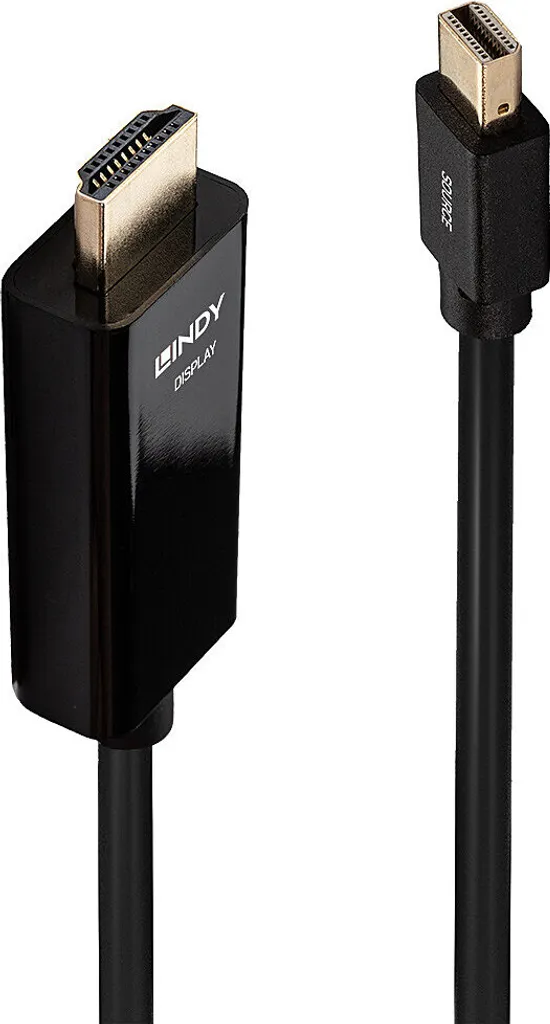 LINDY 36926 Cavo Adattatore 1m Mini DisplayPort verso HDMI 4K - 1