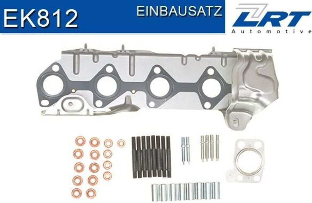 LRT Montagesatz Abgaskrümmer EK812 für FORD Fiesta Mk6 Produktbild 