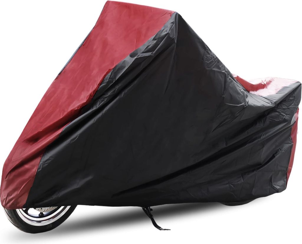 L 180T Regen Staub Motorrad Abdeckung rot?? Outdoor-regendichte UV Schutz DE de