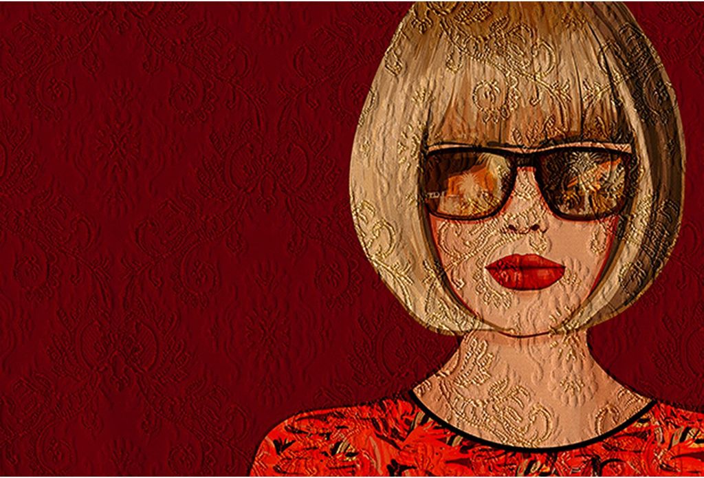 Tadessi Fototapete | Menschen | 4.00 m x 2.70 m | Rot | Beige | Wandbild | Digitaldruck