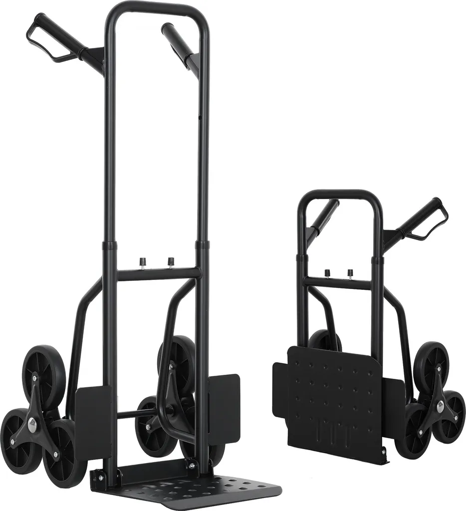 Diable d'escalier 6 roues : ne portez plus vos charges lourdes de 120kg