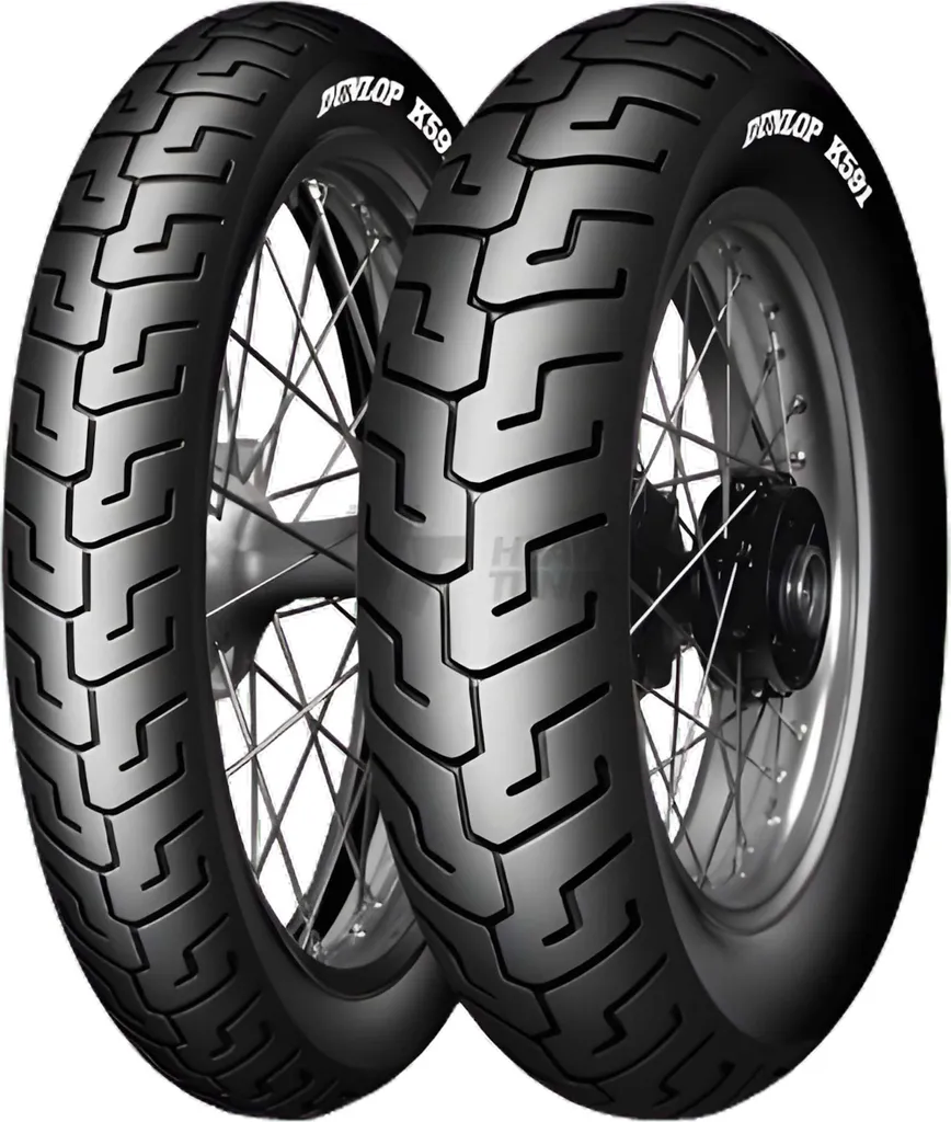 Stabilité et Sécurité avec le Pneu Dunlop K591 100/90-19 51V TL Avant