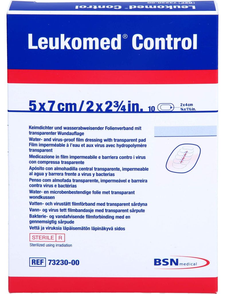 Leukomed Control 5x7cm, 10 St PFL Produktbild 