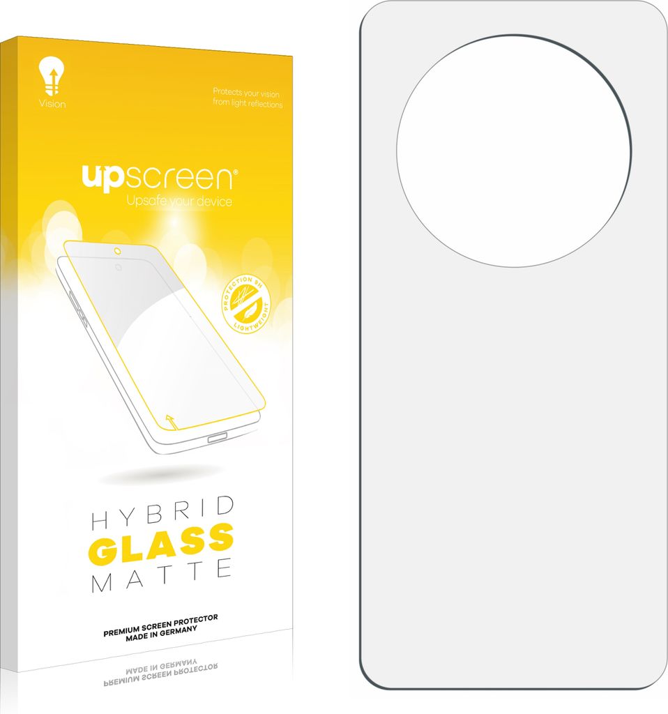upscreen Entspiegelungs Schutzglas für Xiaomi Poco C75 (Rückseite) Schutzfolie Panzer Folie Glas Display Schutz matt