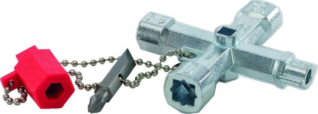 Schaltschrankschlüssel Doublehead Key 11 Funktionen m.Bitadapter