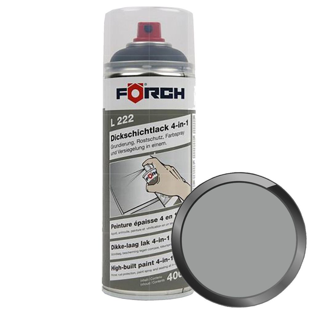 FÖRCH L222 Dickschichtlack 4in1 RAL 9006 SILBER 400ml Produktbild 