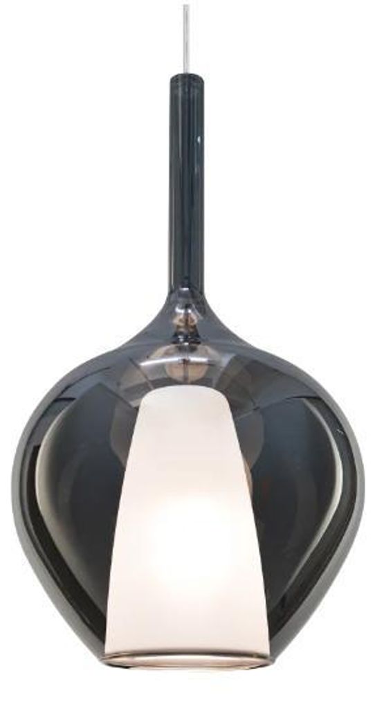 Suspension Ideal Lux 1x E27 couleur fumée IP20 KALIQUE Image du produit 