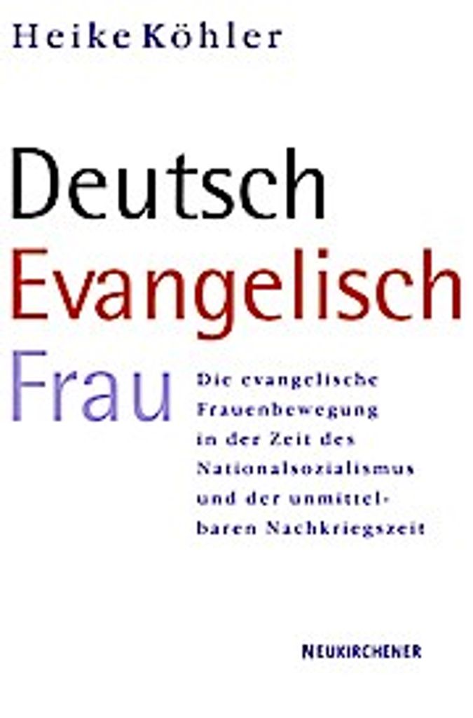 Deutsch - Evangelisch - Frau