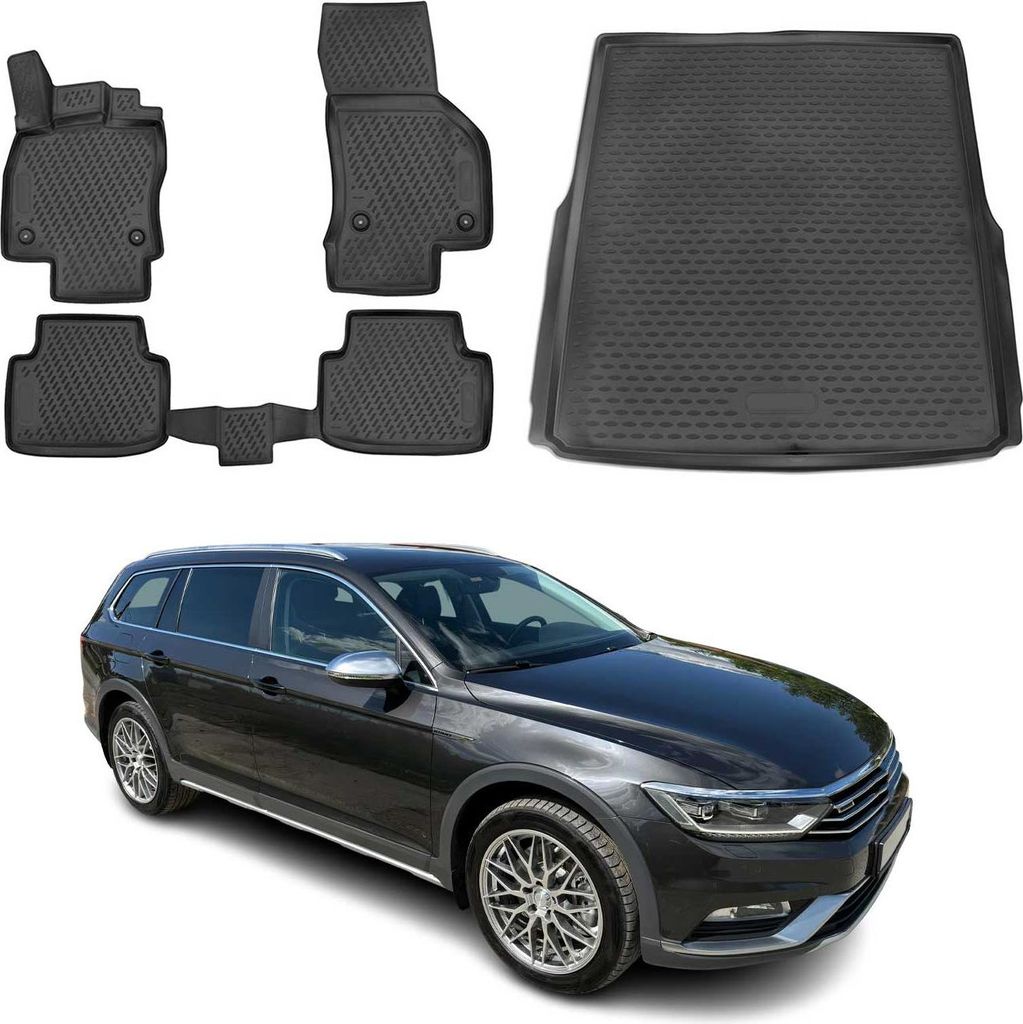 Set di tappetini per il bagagliaio per VW Passat B8 Estate Immagine del prodotto 