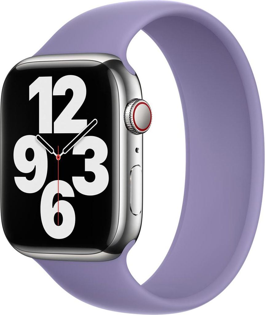 Silikon Solo Loop für das Apple Watch | 38/40/41/42 mm - Größe 3 - English Lavender