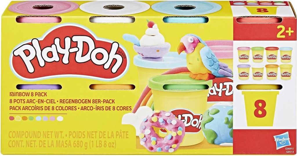 HASBRO - Play-Doh 8ks kelímků, sada A Obrázek produktu 