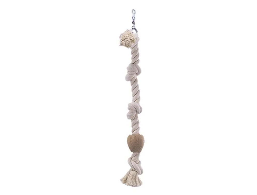 Nobby Corda Arrampicata Cotone 67cm per Uccelli | Gioco Gabbia Naturale