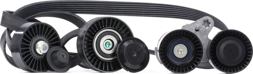 SKF VKMA 38209 Keilrippenriemensatz OE 11287556251 kompatibel mit 1er E88, 1er E82, 3er E90, 3er E93, 3er E92, 3er E91