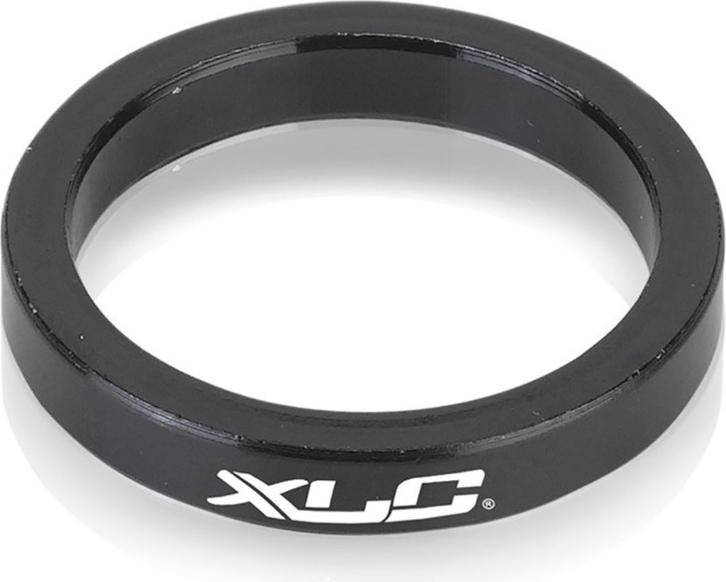 XLC A-Head Spacer schwarz 5 mm, 1.5', schwarz (1 Stück)