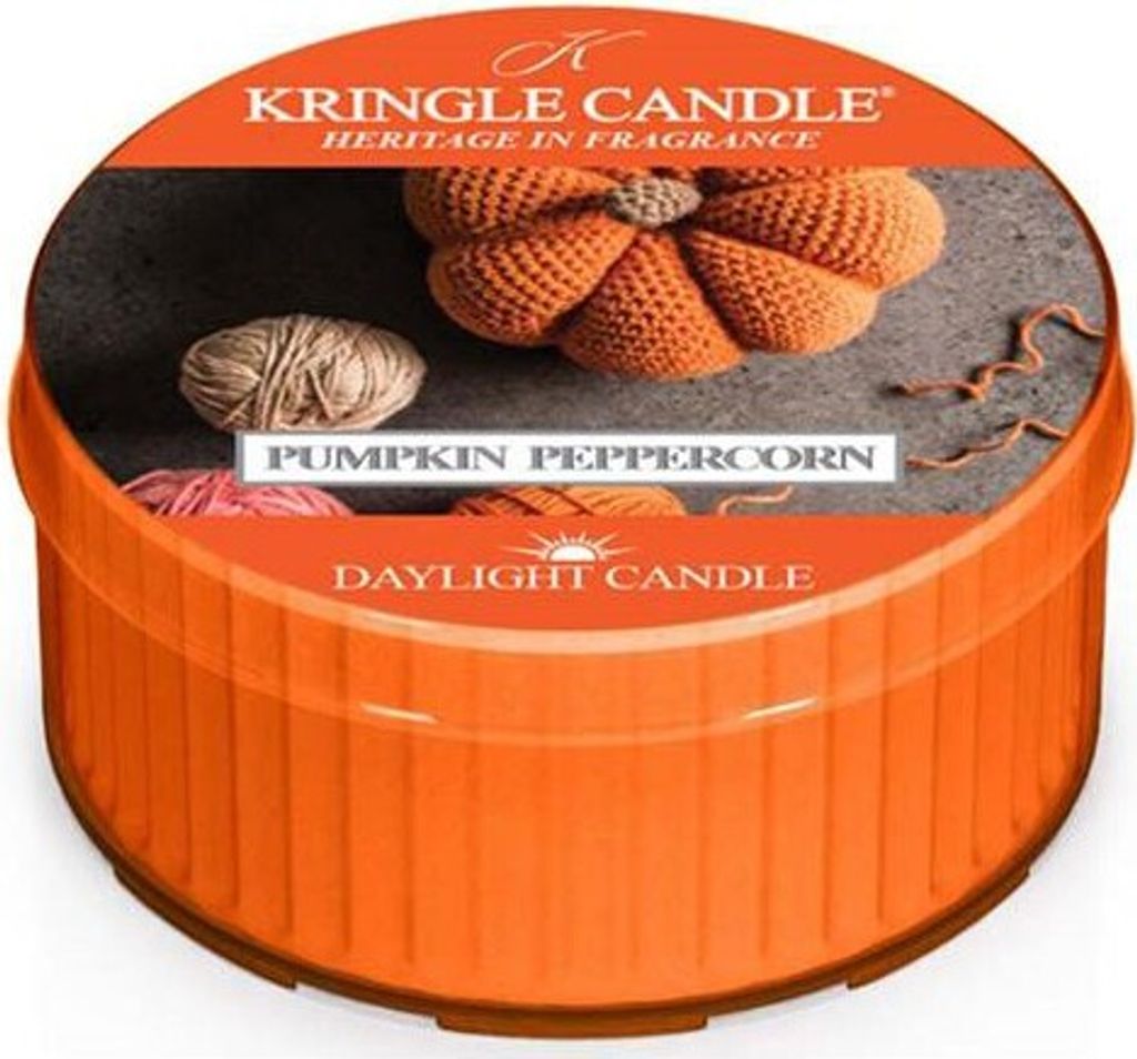 Kringle Candle Duftkerze Daylight Maxi-Teelicht Pumpkin Peppercorn