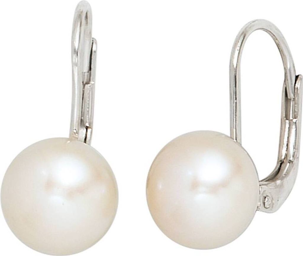 JOBO Boutons 925 Sterling Silber rhodiniert 2 Süßwasser Produktbild 