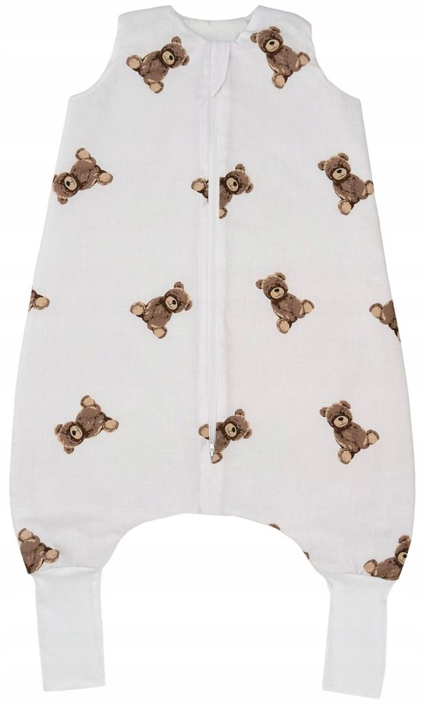 Sommer Babyschlafsack mit Füßen und Socken 0.5 TOG 100% Baumwolle M 92-104