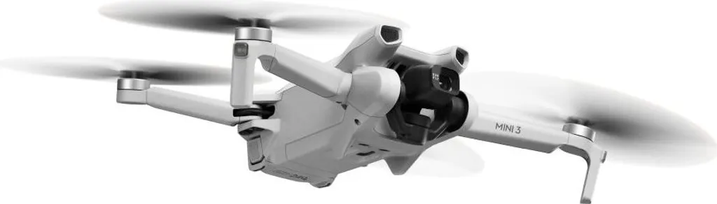 Mini Drone 4K DJI Mini 3 RC-N1 Autonomie 38 min et Capteur 12 MP Gris