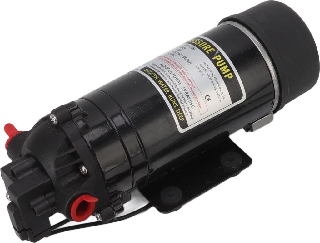 Membranpumpe Kunststoff G3/8 Innengewinde Druckwasserpumpe für landwirtschaftliche Bewässerung EU Stecker 220V