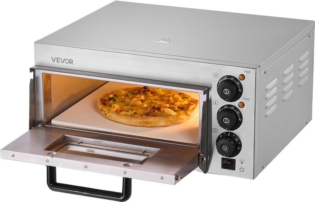 Commercial Countertop Pizza Oven Electric Pizza Oven for 14" Pizza Indoor