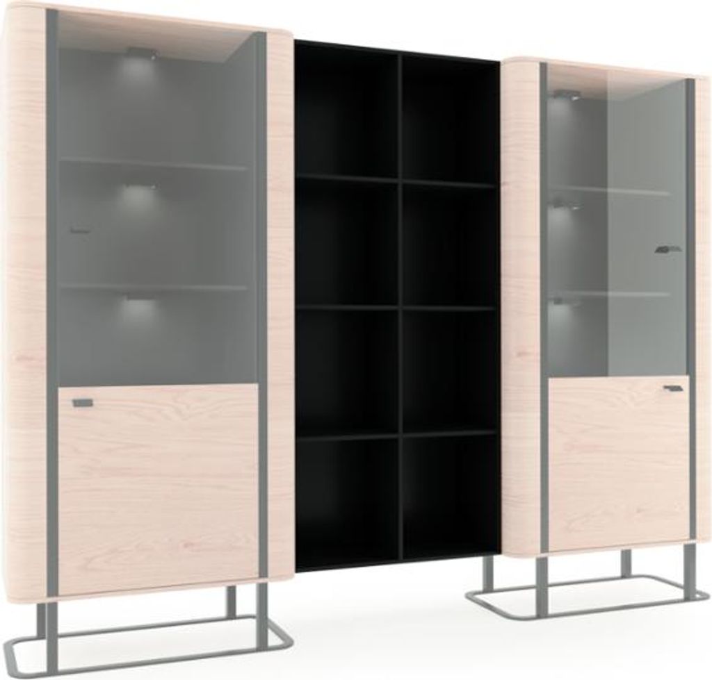 Regal Regal Aufbewahrung Wohnwand Schrank Aktenschrank Büro Office Neu Grande N