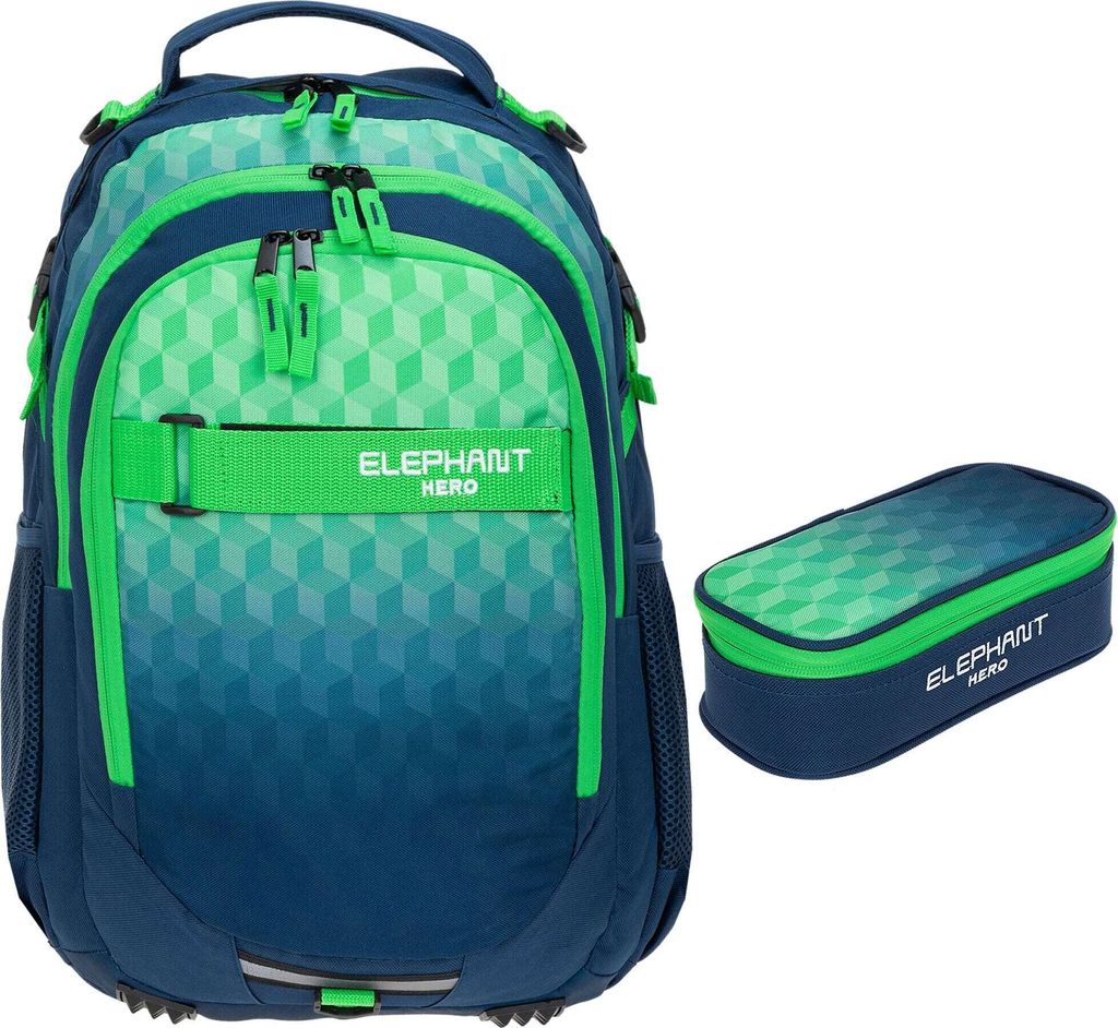 Schulrucksack Set 2 Teile Elephant Hero Signature Rucksack Produktbild 