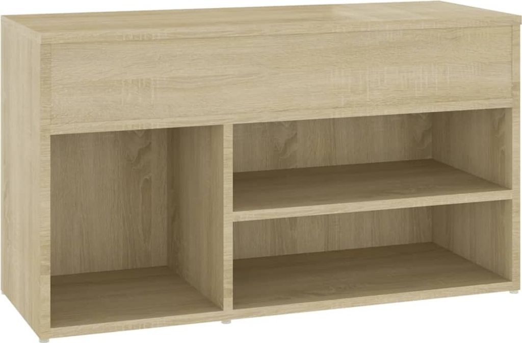 vidaXL Lavice na boty Sonoma dub 80x30x45 cm výrobek z Obrázek produktu 