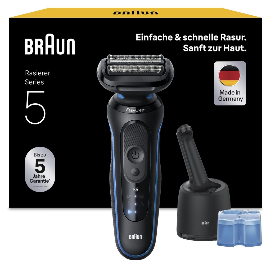 Braun Series 5 52-B7000cc, Folienschaber, Schwarz, Produktbild 
