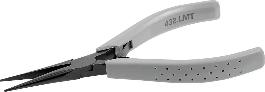 Pince demi-ronde fine Facom Micro-Tech avec becs effilés inox