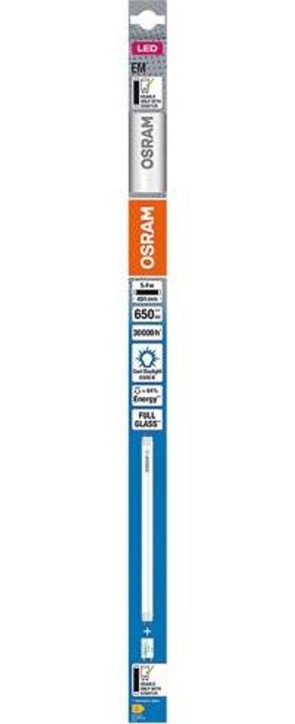 OSRAM LED-Röhre, T8, 438mm, G13, EEK: E, 5,4W, 650lm, 6500K