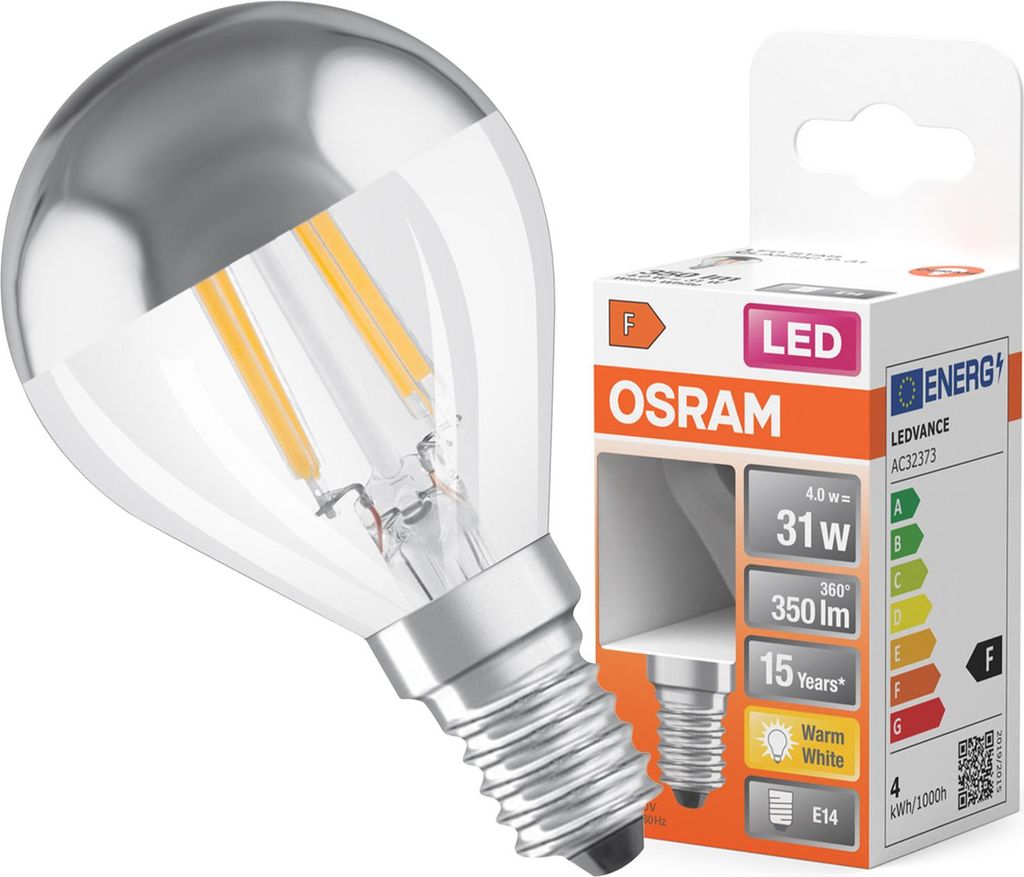 OSRAM LED Kopfspiegellampe A E14 380LM 6 Stück Zdjęcie produktu 
