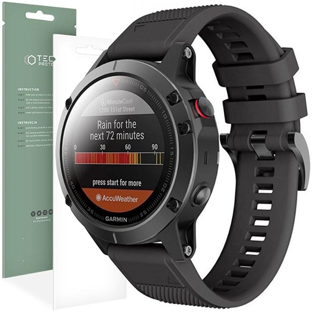 Tech-Protect Smooth Garmin Fenix 5 / 6 / 6 Pro / 7 Black Obrázek produktu 