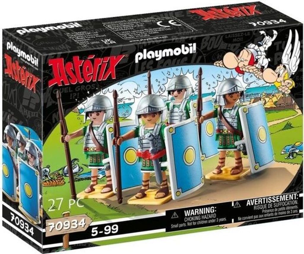 PLAYMOBIL Astérix Römische Legionäre Spielset, 70934, 27 Teile, Ab 5 Jahren