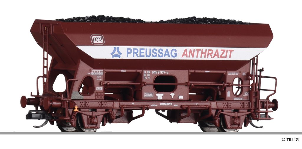 Tillig Selbstentladewagen Fcs 092 PREUSSAG DB, Ep. IV 17526