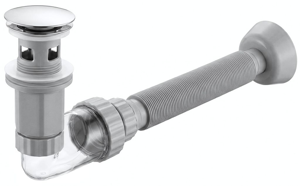 Rea Siphon De Lavabo  Flow Chrome Image du produit 